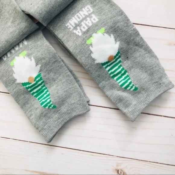 Christmas Gnome Socks by CHATTIES Mama Papa Big Kid and Kid Family Set of 4 - Picture 1 of 13